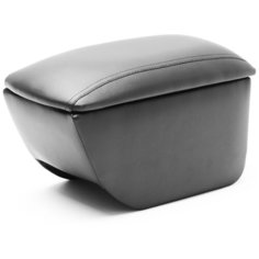 Подлокотник в штатное место Alvi-Style для Kia Soul 2019-, чёрный, с фиксацией крышки магнитами, на консоль