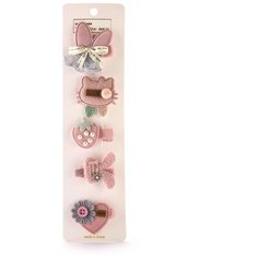 Детский набор заколок для волос hand made, 5 шт.(EU77(07)) FOR YOU