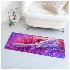 Ковер Этель "Лаванда" 45*120 см, велюр, поролон 400г/м2 3922876