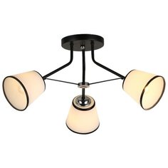 Светильник потолочный Toplight Persis, TL1256D-03BK, 180W, E27