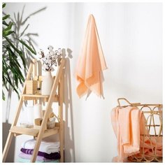 Полотенце махровое двухстороннее Этель "Модерн" 50*90 см, цв. персик, 100% хл, 240 гр/м2 6901576