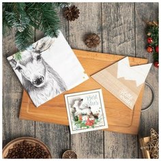 Набор подарочный "Merry christmas" кух полотенце и акс. 5271283 Этель