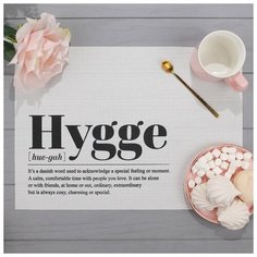 Салфетка на стол "Hygge", ПВХ, 40х29 см 4780284 Доляна