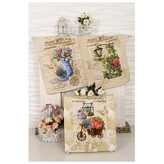 Полотенце рогожка DomoVita Встреча микс 45х60 см, хлопок 100%, 170 г/м2 4314130