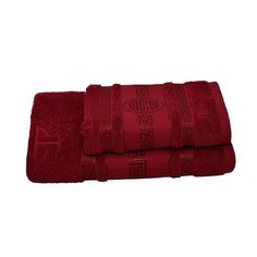 Полотенце махровое Спартак 50х90 +/- 2см, бордовый, 430г/м2 4347101 Текстиль центр