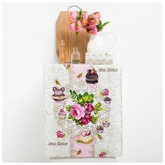 Полотенце DomoVita Чаепитие 45х60 см, хлопок 100%, 170 г/м2 3542240