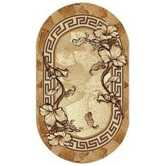 Ковер Золушка, размер 100х200 см, овальный 030/1 1559795 Люберецкие ковры