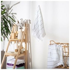 Полотенце махровое двухстороннее Этель "Комфорт" 50*90 см, цв.белый,100% хл, 240 гр/м2 6901560