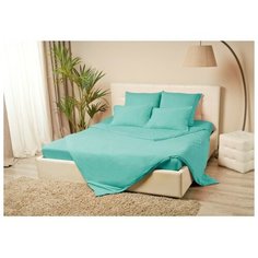 Простынь на резинке Купу-Купу 90х200/20см, бирюза, трикотаж 130г/м хл100% 1089218 Kupu Kupu
