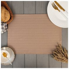 Салфетка "Этель" 32х45 см, цв. кофейный, 60% хл 40% пэ, 370 г/м2 6705293