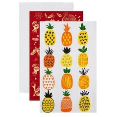 Подарочный набор Этель "Фруктовое ассорти" полотенце 35х60 2 шт, полотенце 30х60 см, 100% хл 7043592