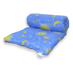 Матрас ватный 60х120 см, микс микрофибра 100% п/э 4622365 ВикториС