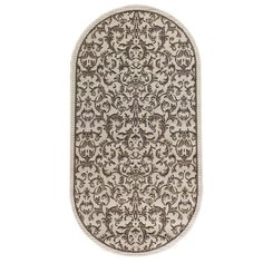 Ковер Циновка sz2231/a2o/11 овал 60х100 см, 100% ПП 3905326 Витебские ковры