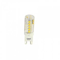 Лампочка светодиодная General, GLDEN-G9-5-P-220-2700 5/100/500, 5W, G9