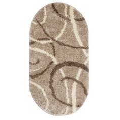 Ковер Фризе Шегги SH45/A2O/83 овал 80х150 см, полипропилен 100% 4578572 Витебские ковры