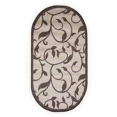 Ковер Циновка sz1110/a2o/11 овальный 80х150 см, 100% ПП 4361815 Витебские ковры