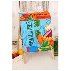 Полотенце вафельное Специи голубой 499-2, рис.2 (пакет), 45х60 см, хлопок 100%, 170 г/м2 5116185 Domo Vita