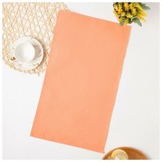 Полотенце вафельное 35х60 см, красный, хлопок 100%, 185г/м2 5171121 Коллекция