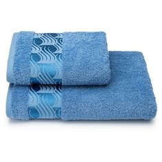 Полотенце махровое Tempesta ПЦ-2601-4537цв15-3932 50х90, голубой, хлопок 100%, 460г/м2 5381177 Cleanelly