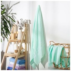 Полотенце махровое двухстороннее Этель "Уют" 90*170 см, цв.мятный,100% хл, 240 гр/м2 6901573