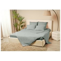 Простынь на резинке Купу-Купу 90х200/20см, серый, трикотаж 130г/м хл100% 1089215 Kupu Kupu