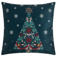 Чехол на подушку Этель "Елочка" 40х40 см, 100% п/э, велюр 6489376