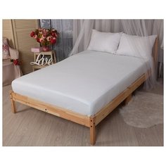 Наматрасник Практичный защитный 160/200/20 натяжной, 100% п/э 3797825 Мерцана