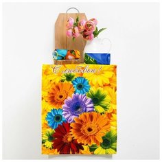 Набор полотенец DomoVita "Цветник" 45х60 см, 3шт в коробке, 170 г/м2, хлопок 100%% 3542260