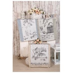 Полотенце рогожка Дофине 45х60 см (пакет), микс, хлопок 100%, 170г/м2 4847634 Domo Vita