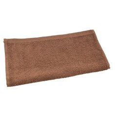 Полотенце махровое 30х50 см, коричневый, хлопок 100%, 360 г/м2 4443628 Текстиль центр