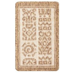 Ковер Эко 78026/01 размер 80х150 см, 100% ПП 4071232 Люберецкие ковры