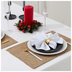 Салфетка Yiwu Youda Import and Export Золото, 45х30 см, бежевый