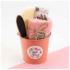 Набор подарочный "Thank you" полотенце и акс 4686468 Этель