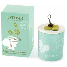 Ароматическая свеча Esteban белая орхидея