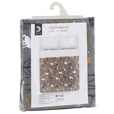 Покрывало Этель Let it snow, 200 х 215 см, серый