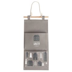 Этель Органайзер подвесной Домики 2 отделения серый