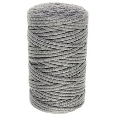 Пряжа Softino Пухлый, 100 % хлопок, 450 г, 100 м, светло-серый