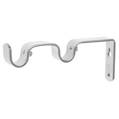 Кронштейн для карниза D20 двухрядный 8/15 см, цвет хром 6436708 Сима ленд