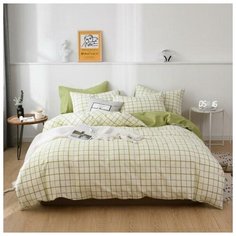 Простыня Афина 2сп рис.E 029 180х217см, сатин 125г/м хл100% 6931959 Afina