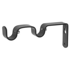 Кронштейн для карниза D20 двухрядный 8/15 см, черный 5513105 Сима ленд