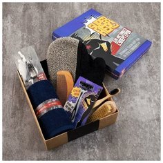 Набор подарочный "Super hero" полотенце и акс (5 предм) 4681003 Этель