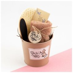 Набор подарочный "Home sweet home" полотенце и акс 4686469 Этель