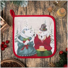 ЭТЕЛЬ Прихватка Schastlivie Mgnovenya br55695 (19х19 см)