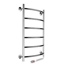 Электрический полотенцесушитель INDIGO Arc 80x50 ЭП (кнопка) хром