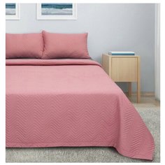 Покрывало Guten Morgen Зигзаг, 150 х 200 см, розовый