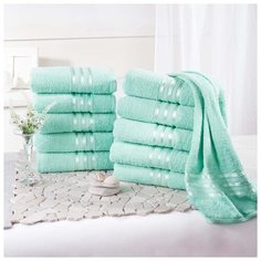 Доми Полотенце банное Harmonika Цвет: Ментол 70х130 см - 5 шт Dome