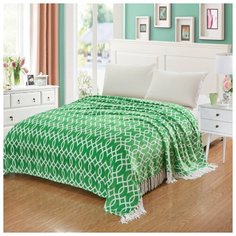 Плед Баттерфляй Цвет: Зеленый (180х200 см) Hongda Textile