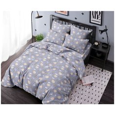 Детское Постельное белье Nina Цвет: Голубой (145х215 см) Ночь Нежна