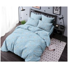 Детское Постельное белье Borgeze Цвет: Голубой (145х215 см) Ночь Нежна