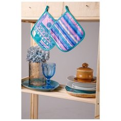 Мари Санна Прихватка Орнамент Цвет: Сиреневый br05103 (18х18 см)